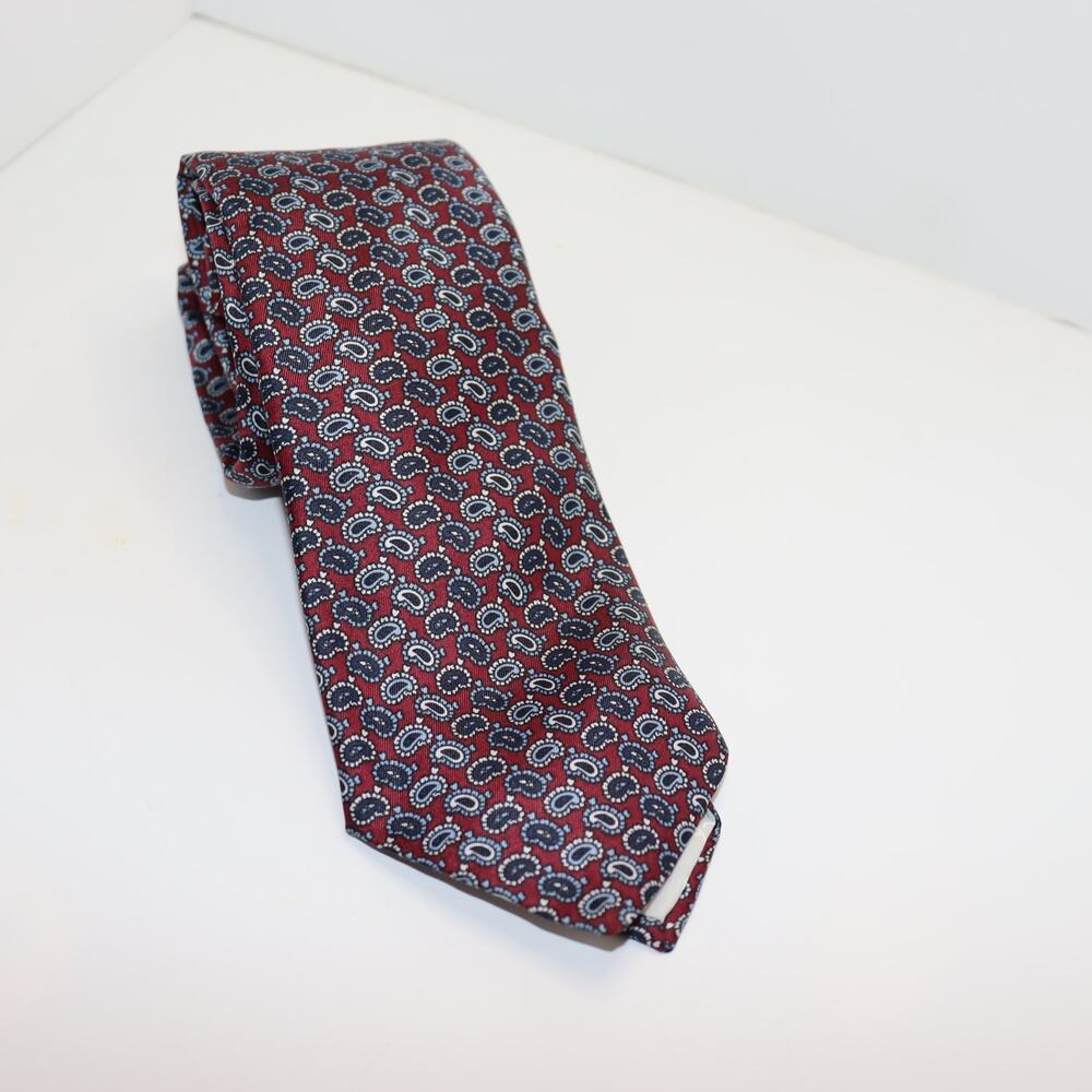 Vintage Silk‎ Christian Dior Geometric Print Tie – 3" Wide